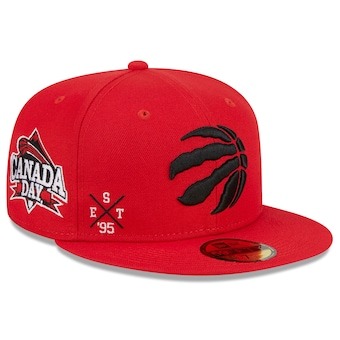 Toronto Raptors New Era 2023 Canada Day 59FIFTY Fitted Hat - Red